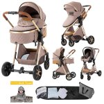 Poussette magic zc poussette 3 en 1 pousette pousette trio 3 en 1 frein � pied cadre en alliage daluminium ...