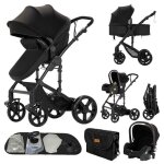 Poussette magic zc poussette 3 en 1 pousette pousette trio 3 en 1 hamac r�versible avec habillage pluie ...