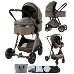 Poussette magic zc pousette trio 3 en 1 poussette bebe avec sac � main jusqu� 15kg 0 - 3ans pliage en ...