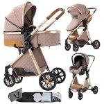 Poussette magic zc pousette trio 3 en 1 poussettes combin�es pousette jusqu� 15kg 0 - 3ans avec sac � ...