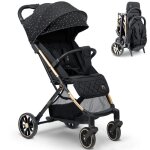 Poussette canne tout - terrain - janshop - paseo nukido - roues 360� - pliable en 2 secondes - harnais ...