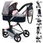 Poussette pour poup�e - bayer design - neo vario (18427aa) - poign�e r�glable 62 - 79 cm - convertible ...