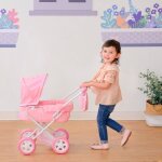 Olivias little world twinkle stars dlux poupe poussette rose ol - 00011