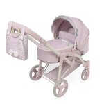 Poussette de poup�es pliable - de cuevas toys - sophie 3x1 - 48x25 cm - guidon r�glable - l�g�re - r�sistante ...