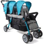 Poussette triple gaggle compass - poussette combine - blanc - 6 mois et plus - 1486 x 533 x 1041 cm