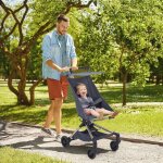Poussette ultral�g�re b�b� - promiracal - frein s�curis� - canopy r�glable - sac de transport - pour ...