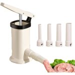 Poussoir  saucisses vertical professionnel remplissage de saucisse en acier inoxydable et 4 tubes diffrentes ...