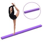 Poutre de gymnastique pliable 210cm pour enfants avec housse en daim amovible et fond antid�rapant poign�es ...