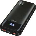 Power bank 27000mah recharge rapide batterie externe 3a usb c chargeur portable avec �cran lcd 3 sorties ...