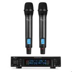 Power dynamics pd220 - syst�me de microphones sans fil uhf true diversity 2 micros et 1 r�cepteur - 2x80 ...
