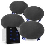 Power dynamics powerline a50b - pack amplificateur mural avec 4 enceintes encastrables - 60 watts