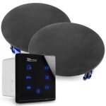 Power dynamics powerline a50b - pack amplificateur mural avec enceintes encastrables - 60 watts