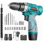 Power perceuse visseuse sans fil 12v perceuse visseuse devisseuse sans fil 24 accessoires 25 + 3 r�glages ...