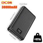 Powerbank 30000mah pour gilet chauffant veste chauffante dc 7. 4v batterie portable ventilateur frais ...
