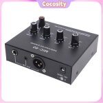 Prampli microphone avec 3 entres sortie xlr gain xlr maxinum 60 db power phantom 48v pour le micro ...