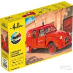 Maquette voiture - heller - citro�n 2cv azu - b 250 - 1 / 24 - 111 pi�ces - kit complet