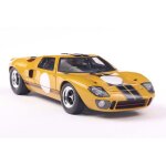 Miniature - solido - ford gt40 mk. 1 - jaune - 1 / 18 - vintage