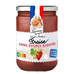Prparation de fruit fraise sans sucre ajoute lucien georgelin le bocal de 600g nutriscore a