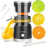 Presse agrume electrique extracteur jus usb chargement pour citron orange 45 w bec anti - gouttes haut ...