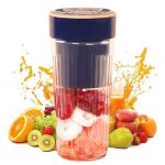 Presse - agrumes portable - like no other - 300 ml - rechargeable - 6 lames - pile glace