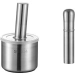 Presse - ail  main de type poussoir robuste pour cuisine