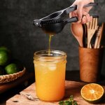 Presse - citron manuel en alliage de zincmise  niveau complteconception conome en main - d?uvre noir ...