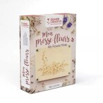 Presse fleurs grav� bois 160x210mm