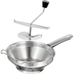Presse - pur�e inox manuel acier inoxydable moulin � pur�e professionnel pour pommes de terre et l�gumes ...