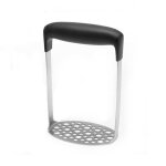 Presse - purée - inox - manuel - prise en main confortable - maille uniforme - 115 x 17 cm Presse - purée - inox - manuel - prise en main confortable - maille uniforme - 115 x 17 cm
