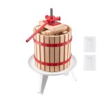 Pressoir manuel à fruits 12 l - duoku - Êquipé dun panier en bois robuste et de 8 blocs - idéal pour ... Pressoir manuel à fruits 12 l - duoku - Êquipé dun panier en bois robuste et de 8 blocs - idéal pour ...