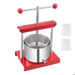 Pressoir manuel  vin - duoku - sfp - 3l - acier inoxydable - 3 l - compact et lger