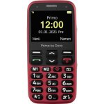 Tlphone portable pour sniors primo 368 - doro - rouge - touche sos