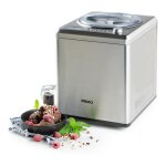 Primo pr408im sorbetire - machine  glace - auto - congelante - avec compresseur - 2l - argent