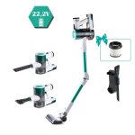 Primo pr510sv aspirateur balai 3 - in - 1 sans fil - aspirateur sans sac - d�poussi�reur - blanc / vert ...