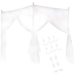 Princesse de luxe trois ouvertures latrales rideau de lit filet baldaquin moustiquaire literie l yyv