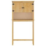 Soldes printemps armoire pour machine � laver salle de bain - solomoon - meuble wc - corona pin massif ...