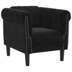 Printemps / �t� 2025 fauteuil / canap� simple - jilimaison - noir velours eu2734