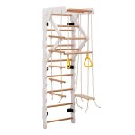 Prise descalade portique 6 - en - 1 jungle gym escalade toboggan balanoire chelle anneaux traction ...