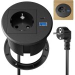 Prise encastrable plan de travail usb c pd20wmultiprise encastrable usbbloc prise encastrable pour plan ...