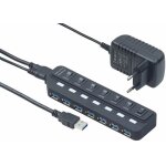 Prise multiple usb hub usb 30 actif avec 7 ports commutables individuellement alimentation 2 a commutateur ...