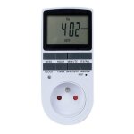 Prise programmable digitale - minuterie numrique hebdomadaire cran lcd conomie dnergie 1 pack couleurs ...
