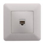 Prise rseau rj45 cat6 - blanc - artezo - zenitech