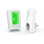 Prise thermostat sans fil programmable contrôle domestique de température avec isolation Prise thermostat sans fil programmable contrôle domestique de température avec isolation