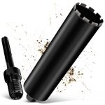 Pro couronne de forage diamant�e unc 1� � 120mm avec sds max foret diamant� pour carotteuses l 460 mm ...