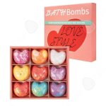 Produit nettoyage multi - usage boules de bain 1 lot de 9 pices ensemble de boules de sel de bain en ...