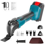 Professional outil multifonction oscillant 1500mah outils oscillants 6 vitesses variables avec lumire ...