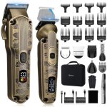 Professionnel hommes coupe de cheveux coupe de barbe tondeuse pour hommes tondeuse � barbe tondeuse � ...