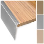Profil dangle descalier perfor� nez de marche aluminium anodis� profil dar�te descalier argent� longueur ...