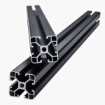 Profils dextrusion en aluminium 2040 - duoku - lot de 4 - rail linaire anodis norme europen avec ...