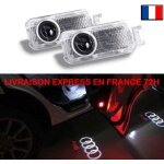 Projecteur 2 lumiere led logo eclairage de portes pour audi kit
